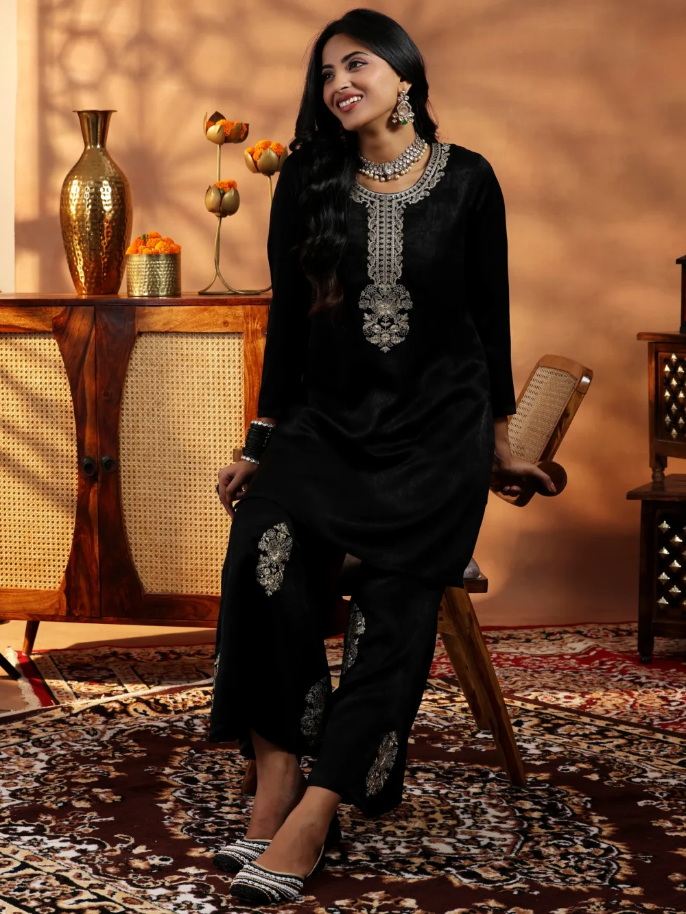 Antique Black Designer Suit