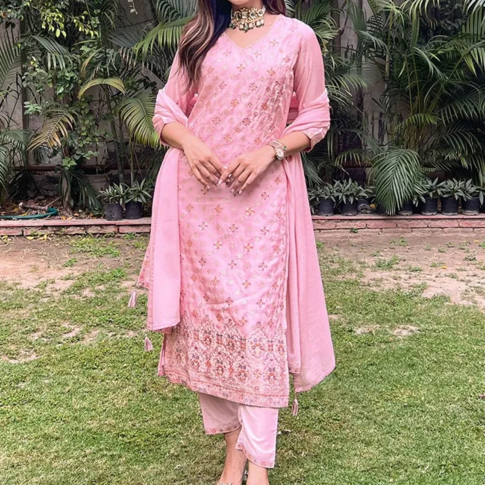 Pink Designer Suit