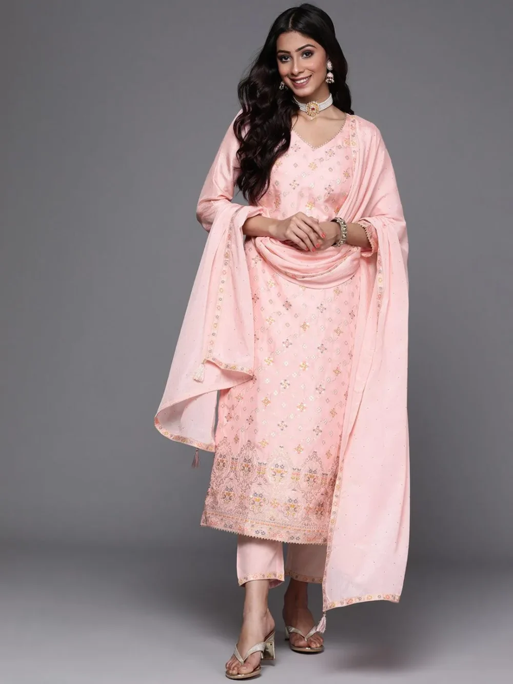 Pink Designer Suit - Image 3