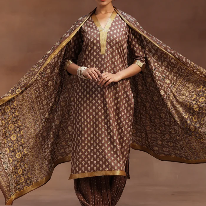Designer Brown Suit