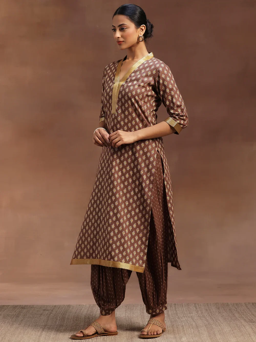 Designer Brown Suit - Image 3