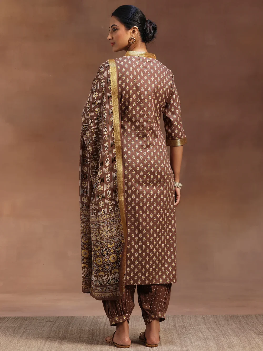 Designer Brown Suit - Image 4
