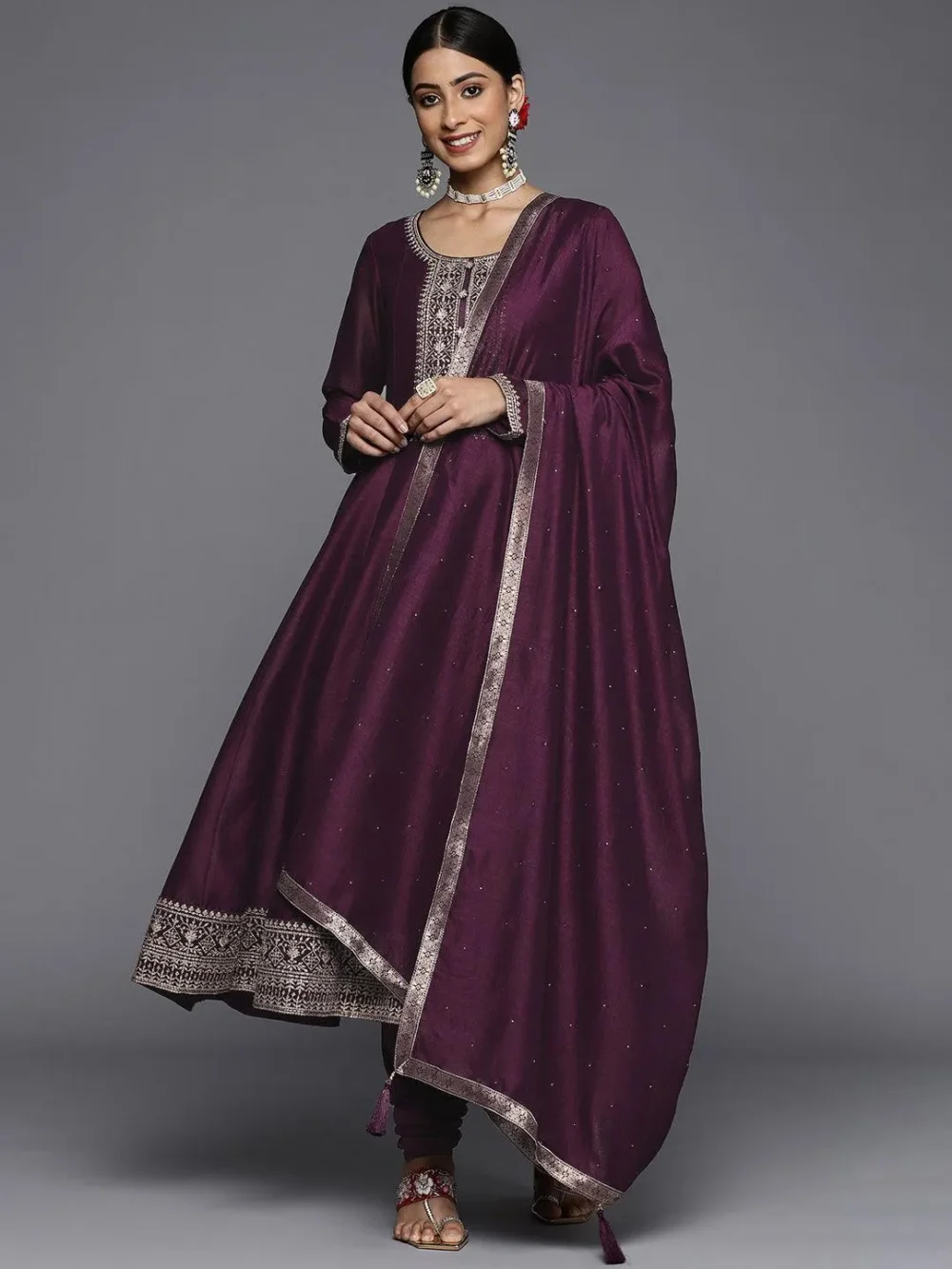 Purple Design Suit