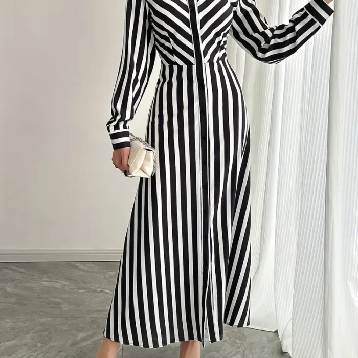 Women's Striped Printed Suit