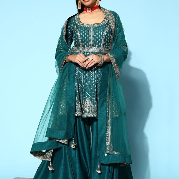 Hand Embroidery Designer Suit 2 Piece