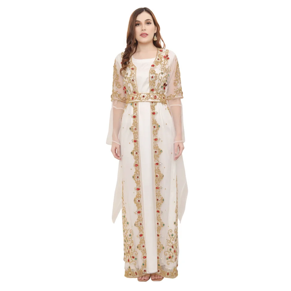 Women's Designer Dress Hand Embroidered