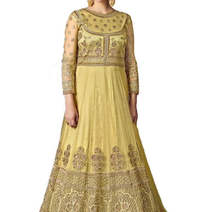 Women's Designer Suit With Hand Embroidery